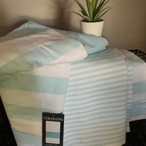 Vera Wang Bath Vera Wang 0 Turkish Cotton Oversized Towel Cabana